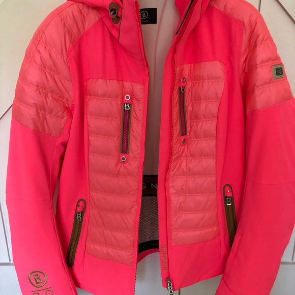 Bogner Ski Jacket (NICA-DT) neon pink - Picture 2 of 8